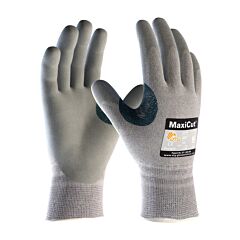 Maxicut® 19-D470/M Seamless Knit Dyneema® / Engineered Yarn Gloves, Nitrile Coated Microfoam Grip On Palm & Fingers, Size Medium