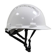 Pip 280-Ahs240-10 Mk8 Evolution Type Ii Linesman Hard Hat With Hdpe Shell, Eps Impact Liner, Polyester Suspension, Wheel Ratchet Adjustment And 4-Point Chin Strap, White