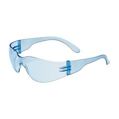 Pip 250-01-5503 Zenon Z12 Rimless Safety Glasses With Light Blue Temple, Light Blue Lens And Anti-Scratch Coating