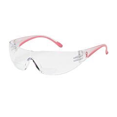 Pip 250-12-0275 Lady Eva Rimless Safety Readers With Clear / Pink Temple, Clear Lens And Anti-Scratch Coating - +2.75 Diopter