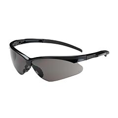 Pip 250-28-0001 Adversary Semi-Rimless Safety Glasses With Black Frame, Gray Lens And Anti-Scratch Coating