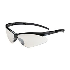 Pip 250-28-0020 Adversary Semi-Rimless Safety Glasses With Black Frame, Clear Lens And Anti-Scratch / Anti-Fog Coating