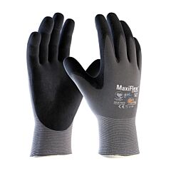 Maxiflex® Ultimate™ Ad-Apt™ 42-874/S Seamless Knit Nylon/Elastane Gloves, Nitrile Coated Microfoam Grip On Palm & Fingers, Touchscreen, Size Small