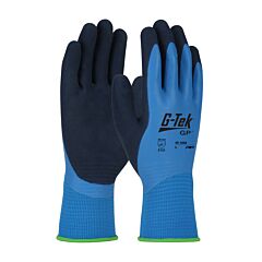 Pip 55-1600/Xl G-Tek Gp, Blue 13G Poly Shell, Full Blue Latex W/ Ms Grip, Waterproof, Pack Of 12 Pairs