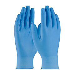 Ambi-Dex® Axle 63-532Pf/M Disposable Nitrile Gloves, Powder Free With Textured Grip, 4 Mil, Blue, Size Medium