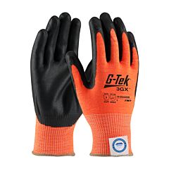 Pip 19-D340Or/S G-Tek 3Gx Dyneema Diamond, Hi-Vis Orange 13G, Black Nitrile Foam, A4, Pack Of 12 Pairs