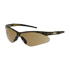 Pip 250-An-10124 Anser Semi-Rimless Safety Glasses With Camouflage Frame, Brown Lens And Anti-Fog / Anti-Scratch Coating