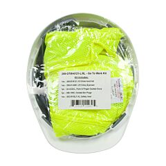 Pip 289-Gtw-Hp241-L/Xl Go-To-Work Kit With Cap Style Hard Hat, White, Size L/Xl