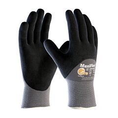 Maxiflex® Ultimate™ 34-875/S Seamless Knit Nylon/Elastane Gloves, Nitrile Coated Microfoam Grip On Palm, Fingers & Knuckles, Touchscreen, Size Small