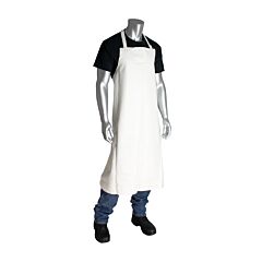 Pip 200-20001 Pip Vinyl Heavy Duty Apron, White, Size 35X45