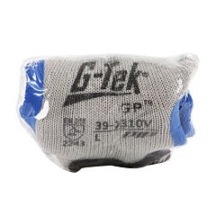 Pip 39-1310V/S G-Tek Gp, Cotton/Poly Gray Shell, Blue Latex Crinkle Grip, Vend Pack, Pack Of 12 Pairs