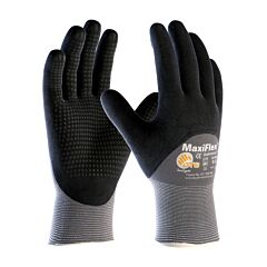 Maxiflex® Endurance™ 34-845/S Seamless Knit Nylon Gloves, Nitrile Coated Microfoam Grip On Palm, Fingers & Knuckles, Micro Dot Palm, Size Small
