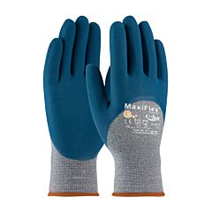 Maxiflex® Comfort™ 34-9025/Xs Seamless Knit Cotton/Nylon Gloves, Nitrile Coated Microfoam Grip On Palm, Fingers & Knuckles, Touchscreen, Size X-Small