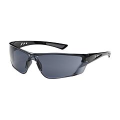 Pip 250-32-0521 Recon Rimless Safety Glasses With Gloss Black Temple, Gray Lens And Anti-Scratch / Fogless 3Sixty Coating