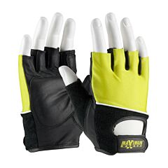 Pip 122-Av70/Xl Lifting Gloves W/Reinforced Padded Leather Palm, Cotton Terry Back, 1/Pair