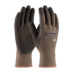 Pip 39-C1500/M Powergrab Premium, Brown 10G Cotton /Poly Shell, Latex Microfinish Grip, Pack Of 12 Pairs