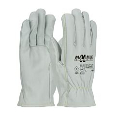 Pip 09-K3750/S Max Safety Ar Goatskin Drivers, 13G Kevlar Lining, Straight Thumb, A2, Pack Of 12 Pairs
