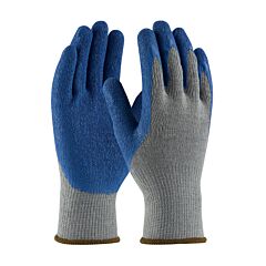 Pip 39-C1305/M G-Tek Regular Weight Polyester/Cotton Gloves With Latex Coated Crinkle Grip On Palm & Fingers, Gray, Size Medium