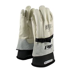 Pip 148-4000/11 Pip Top Grain Cowhide Leather Protector For Novax Gloves - Gauntlet Cuff, Natural, Size 11