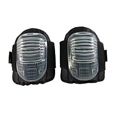 Pip 291-130 Pip Clear Flat Cap Gel Knee Pads, Clear