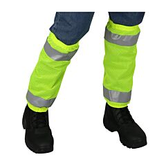 Pip 319-Gt1-Or Pip Ansi 107 Class E Gaiters, Hi-Viz Orange