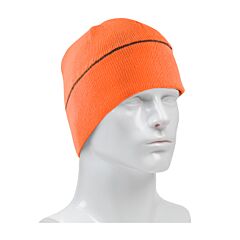 Pip 360-Beannieor Pip Hi-Vis Winter Beannie Cap With Reflective Stripe, Hi-Viz Orange