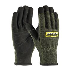 Pip 73-1703/M Fr Treated Synthetic Leather Glove, Kevlar Lined, Reinforced Palm, Pack Of 12 Pairs