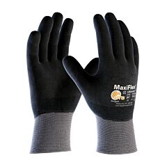 Maxiflex® Ultimate™ 34-876/L Seamless Knit Nylon/Elastane Gloves, Nitrile Coated Microfoam Grip On Full Hand, Touchscreen, Size Large
