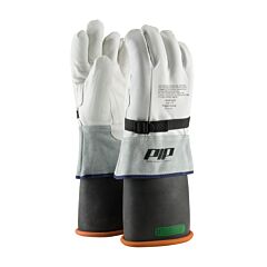 Pip 148-7000/12 Pip Top Grain Goatskin Leather Protector For Novax Gloves - Gauntlet Cuff, Natural, Size 12