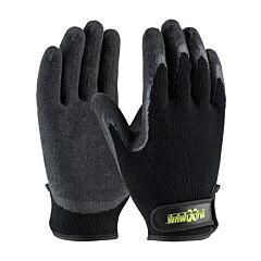 Pip 39-C1375/Xl Maximum Safety, 10G Black Polyester Shell, Black Latex Crinkle Grip, Pack Of 12 Pairs