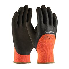 Pip 41-1475/Xxl Powergrab Thermo, Hv Orange Acrylic Terry Shell, 3/4 Dip Latex Mf Grip, Pack Of 12 Pairs
