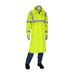 Pip 355-2505Ar-Ly/3X Vizar Ar/Fr Ansi Type R Class 3 Value All Purpose 48" Raincoat, Size 3X-Large