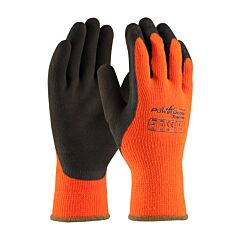 Pip 41-1400/Xl Powergrab Thermo, Hv Orange Acrylic Terry Shell, Latex Microfinish Grip, Pack Of 12 Pairs