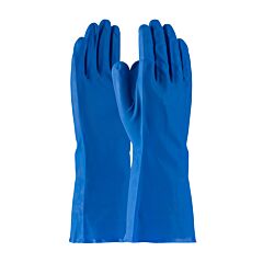 Assurance® 50-N140B/S Unsupported Nitrile Gloves, Unlined With Raised Diamond Grip, 15 Mil, Blue, Size Small