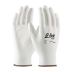 Pip 33-125/S G-Tek Gp, White 13G Nylon Shell, White Pu Coated Smooth Grip, Pack Of 12 Pairs