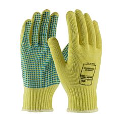 Pip 08-K300Pd/Xl 100% Kevlar, 7 Gauge, Middleweight, Ansi2, Dots 1 Side, Pack Of 12 Pairs