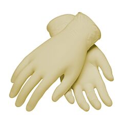 Pip 100-322400/L Cleanteam Single Use Class 100 Cleanroom Latex Glove With Fully Textured Grip - 9.5", Natural, Size Large
