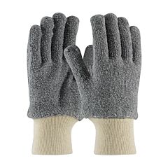 Pip 42-C753/S Pip Terry Cloth Seamless Knit Glove - 18 Oz, Gray, Size Small
