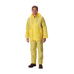 Pip 201-250X4 Base25 Value 3-Piece Rainsuit - 0.25 Mm, Yellow, Size X4