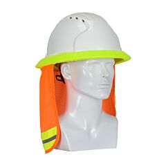 Pip 396-700Fr-Or Pip Fr Treated Hi-Vis Hard Hat Neck Shade, Hi-Viz Orange