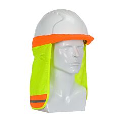 Pip 396-700Fr-Yel Pip Fr Treated Hi-Vis Hard Hat Neck Shade, Hi-Viz Yellow