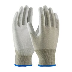 Pip 40-6415/L Cleanteam Seamless Knit Nylon / Copper Fiber Electrostatic Dissipative (Esd) Glove With Polyurethane Coated Smooth Grip On Palm & Fingers, Brown, Size Large