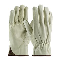 Pip 70-361/S Top Grain Pigskin Leather Drivers, Economy Grade, Keystone Thumb, Pack Of 12 Pairs