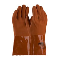 Pip 58-8651/M Permflex, Cold Resistant Supported Pvc, Brown, Rough Coated, 12 Inch, Pack Of 12 Pairs