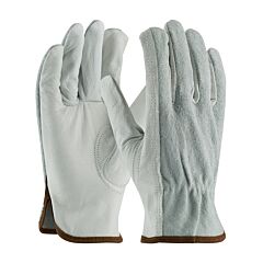 Pip 68-160Sb/L Top Grain Cowhide Drivers, Split Back, Industry Grd, Keystone Thumb, Pack Of 12 Pairs