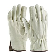 Pip 70-368/S Top Grain Pigskin Leather Drivers, Premium Grade, Keystone Thumb, Pack Of 12 Pairs