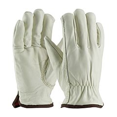 Pip 77-268/Xl Top Grain Cowhide Drivers, Premium, Red Foam Lining, Keystone Thumb, Pack Of 12 Pairs