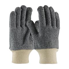 Pip 42-C750/L Pip Terry Cloth Seamless Knit Glove - 24 Oz, Gray, Size Large