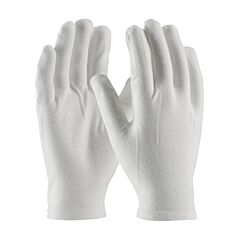 Pip 97-540R Cleanteam Heavy Weight Cotton Lisle Inspection Glove With Rolled Hem Cuff - Men'S, White, Size Mens