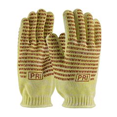 Pip 43-552S Pip Kevlar / Cotton Seamless Knit Hot Mill Glove With Cotton Liner And Double-Sided Evergrip Nitrile Coating - 24 Oz, Yellow, Size Small